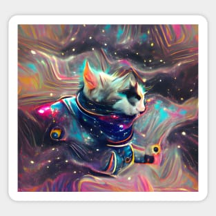 Astronaut Cat Sticker